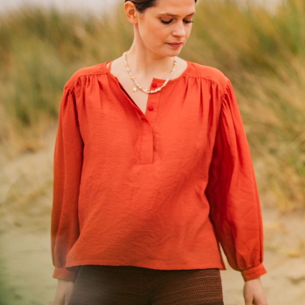 Fibre Mood - Viscose shiny oranje - Afbeelding 3