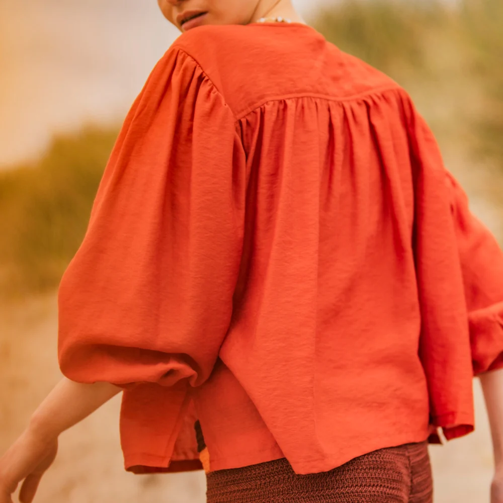 Fibre Mood - Viscose shiny oranje