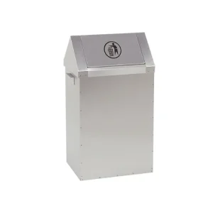 Afvalbak RVS (65L)