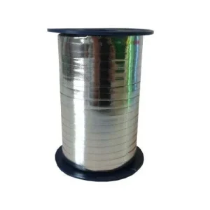 Cadeaulint glans zilverkleur