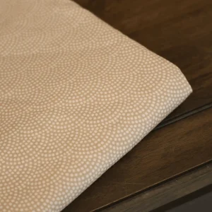 Coupon 150cm tricot grafisch beige