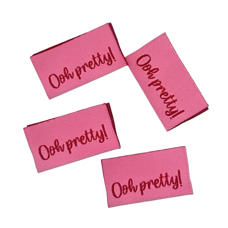 Loop&Label - Ooh pretty - zijnaadlabels (4 stuks) - Afbeelding 2