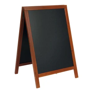 Krijtstoepbord Deluxe Mahonie