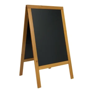 Krijtstoepbord Woody Teak