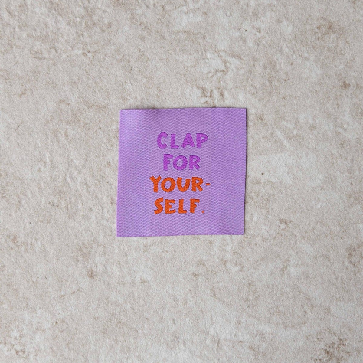 Loop&Label - Clap for yourself - XXL label