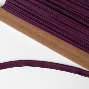 Paspelband jersey 3mm aubergine (919)