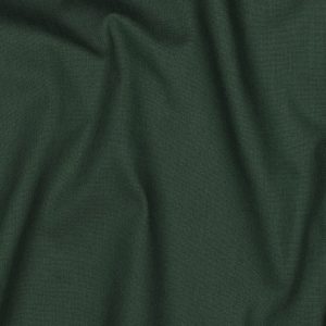 Poplin uni donkergroen