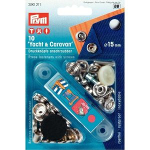 Prym Drukknopen Yacht & Caravan - 15 MM - Zilver