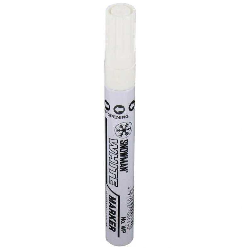 Snowman marker wit
