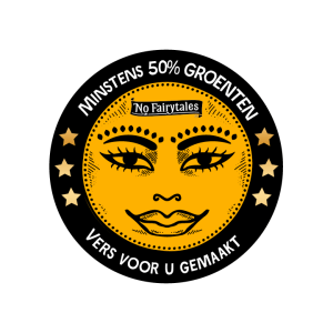 *Sticker rond "Groentetortilla"