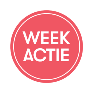 Sticker 'Week Actie'