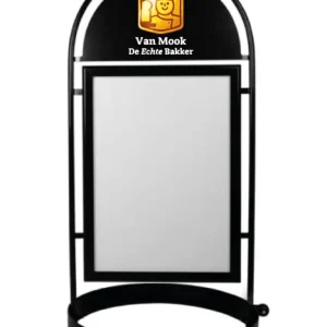 Stoepbord staal A1 (Echte Bakker)