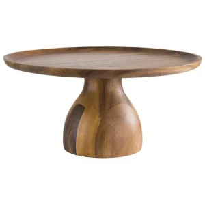 Taartplateau hout hoog