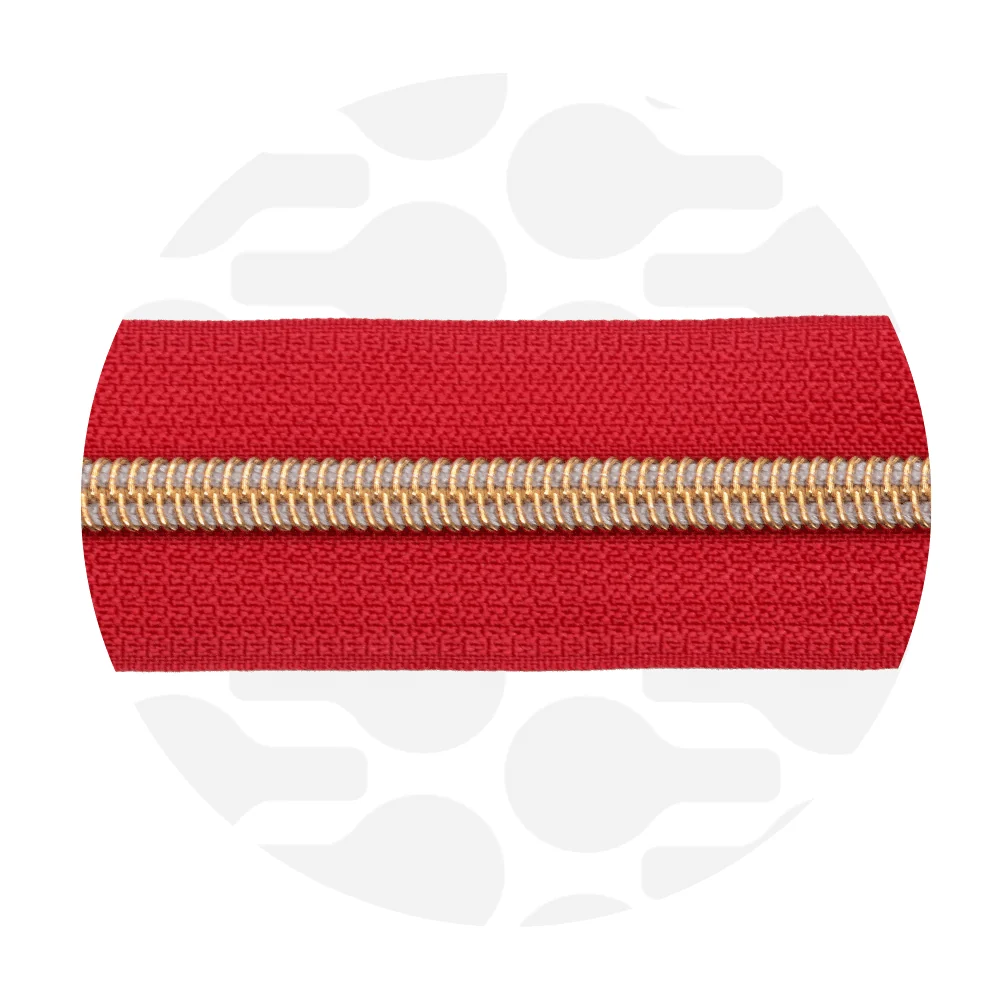 Zipper Zoo - Nylon rits crimson red - 1 meter - Afbeelding 6