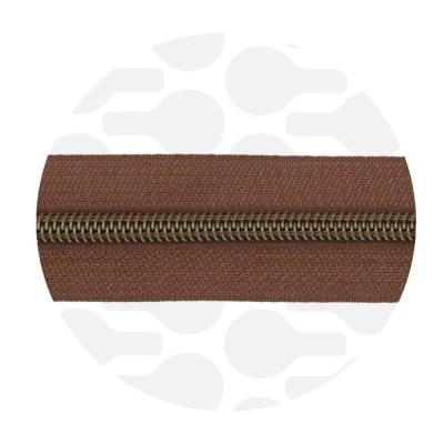 Zipper Zoo - Nylon rits earth brown - 1 meter - Afbeelding 7