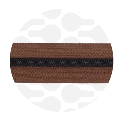 Zipper Zoo - Nylon rits earth brown - 1 meter - Afbeelding 5